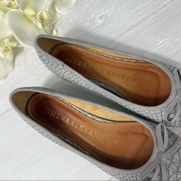 Athena Alexander Womens Embossed Ballet Flats size 7 - Picture 3 of 6